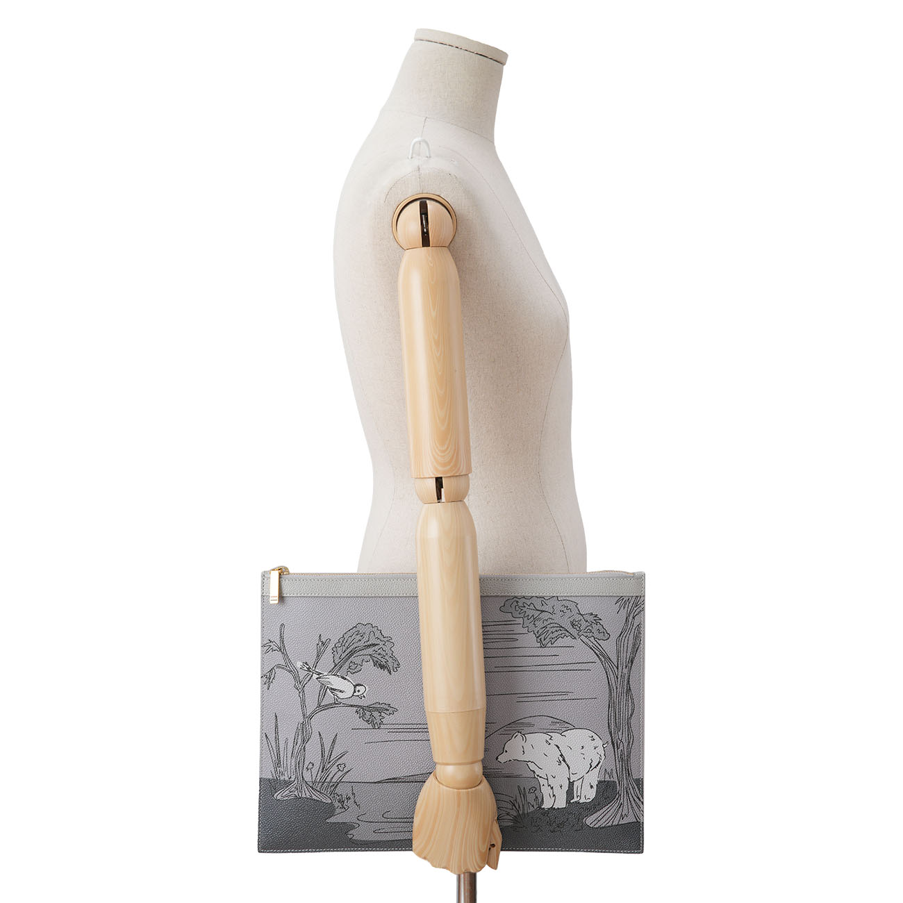 THOM BROWNE(USED)톰브라운 스토리 씬 클러치